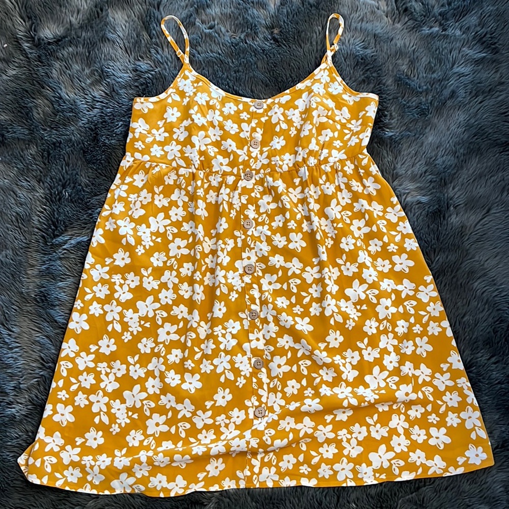 Shein floral maternity dress